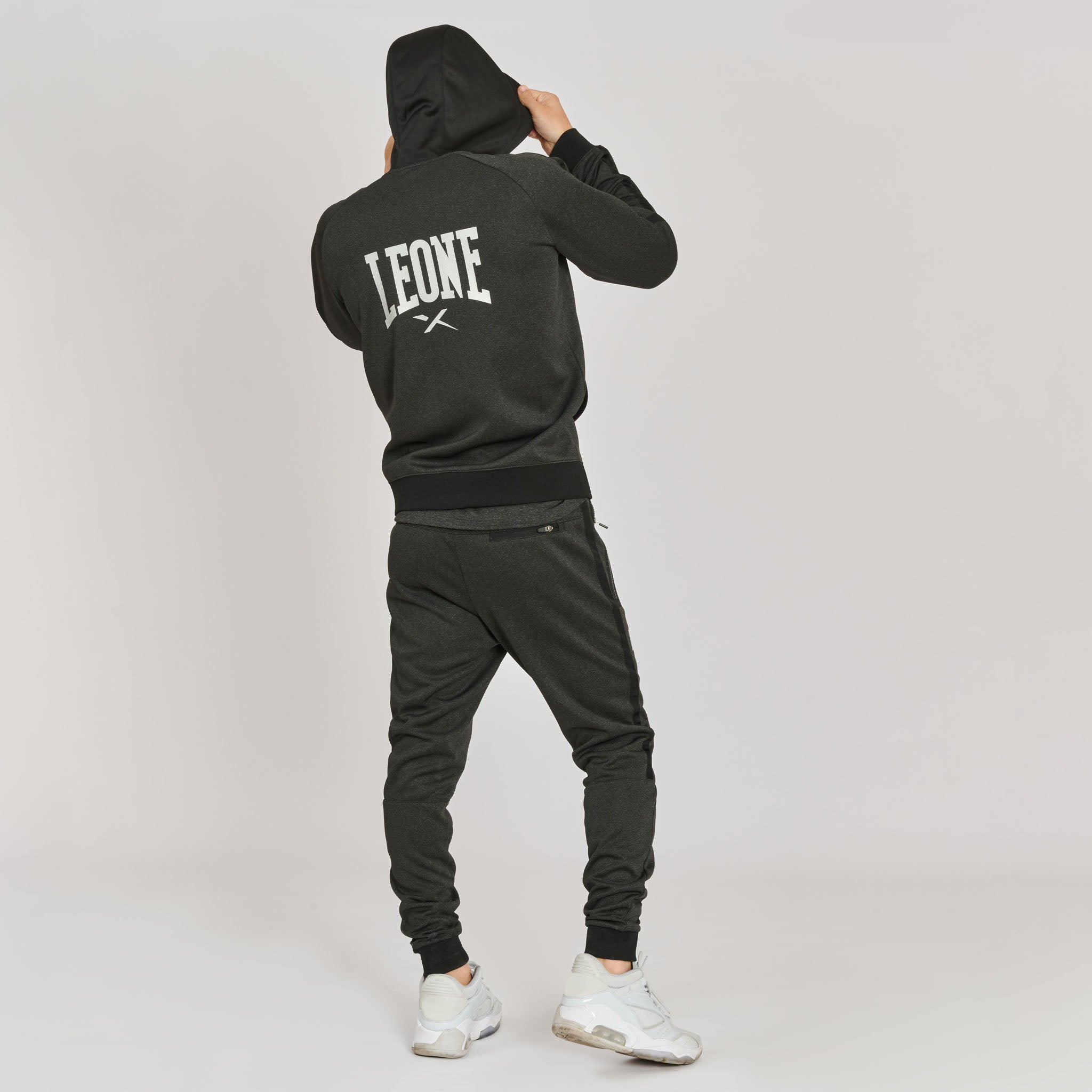 MELANGE HOODED SWEATSHIRT