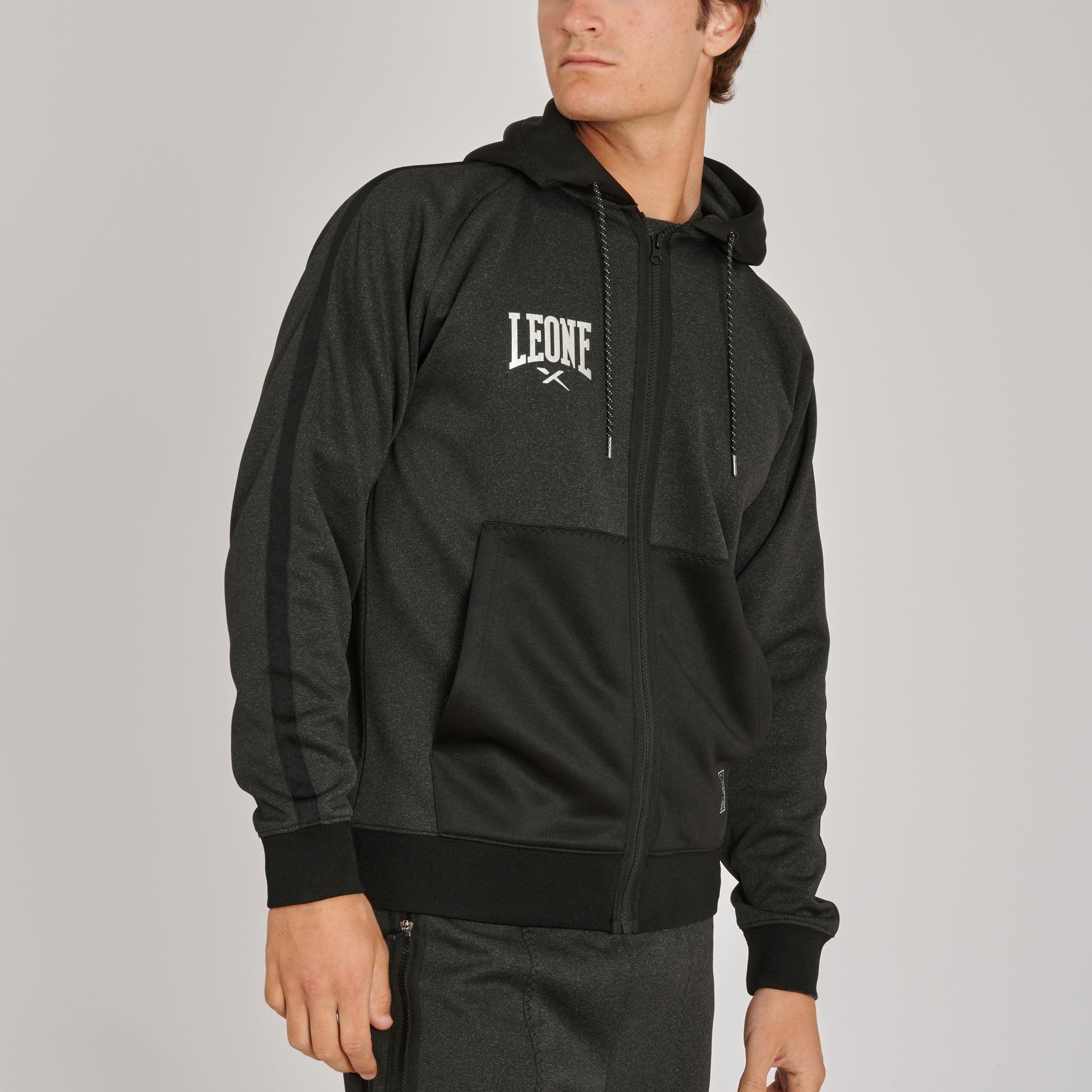 HOODED SWEATSHIRT MELANGE