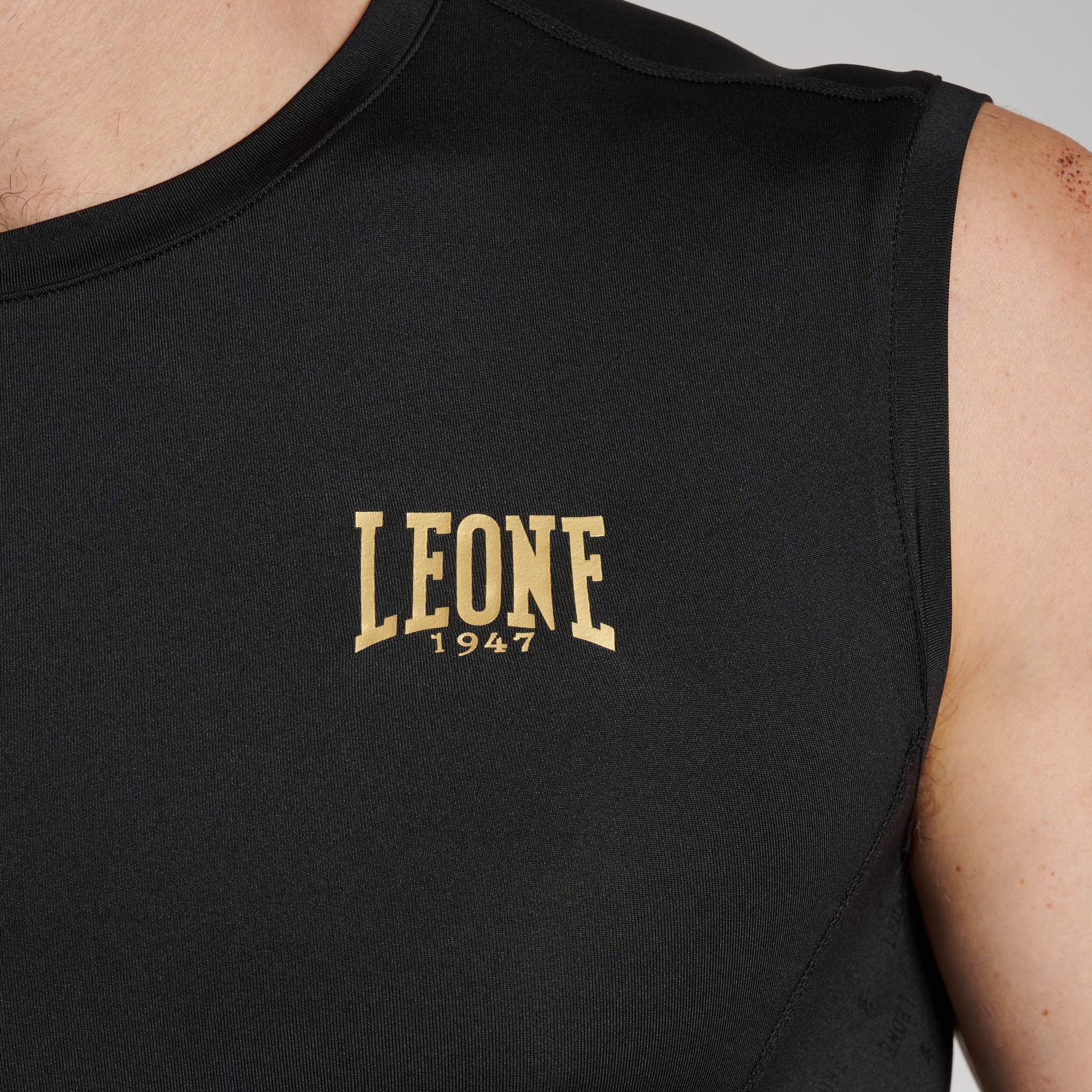 DNA sleeveless compression t - shirt