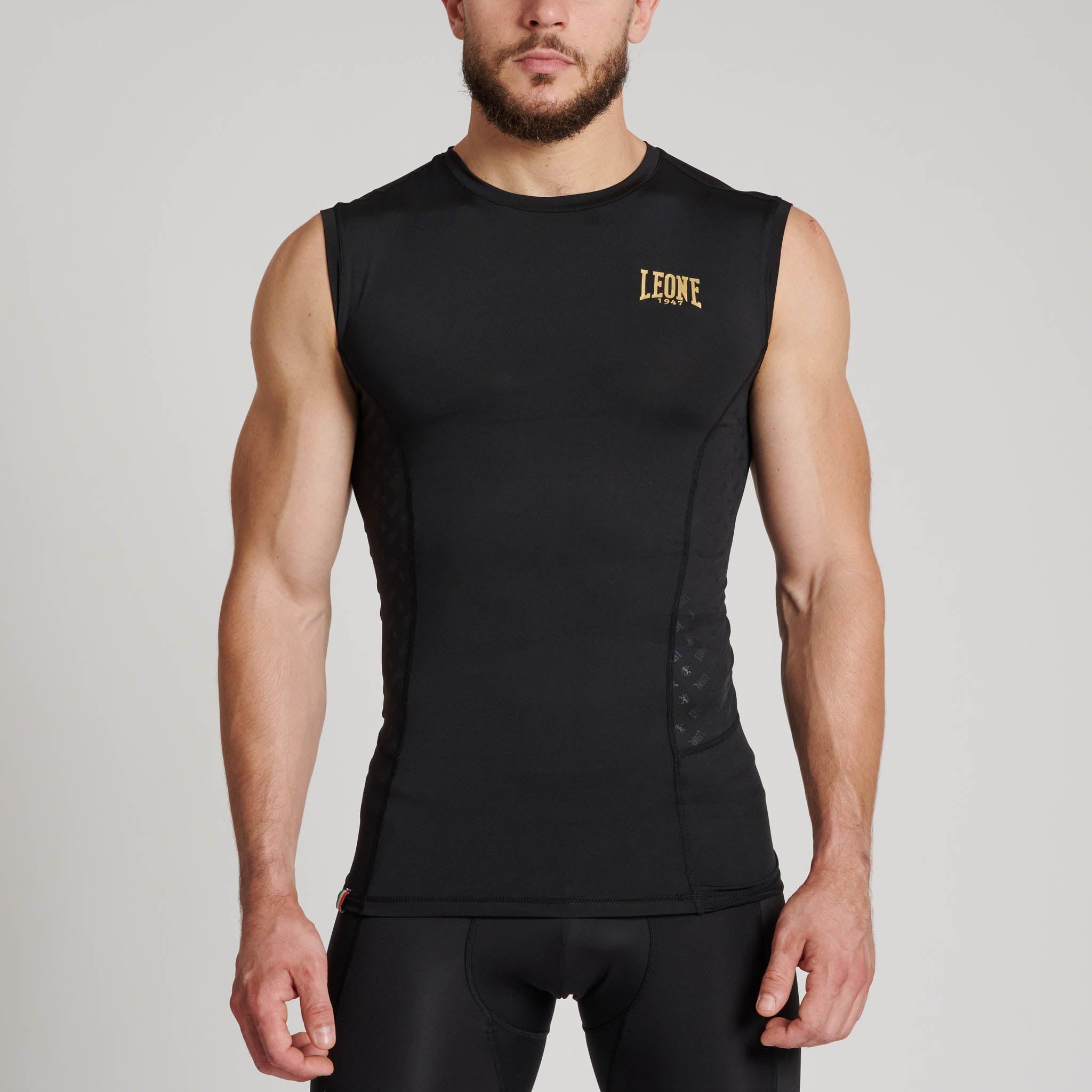 DNA sleeveless compression t - shirt