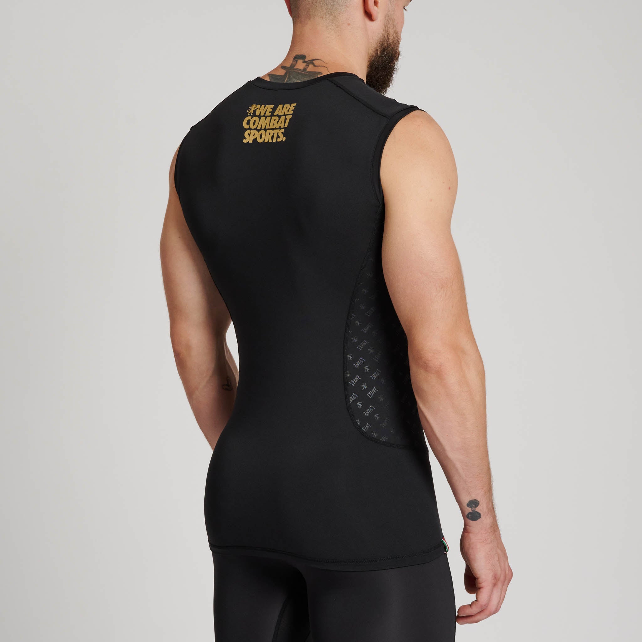 DNA sleeveless compression t - shirt