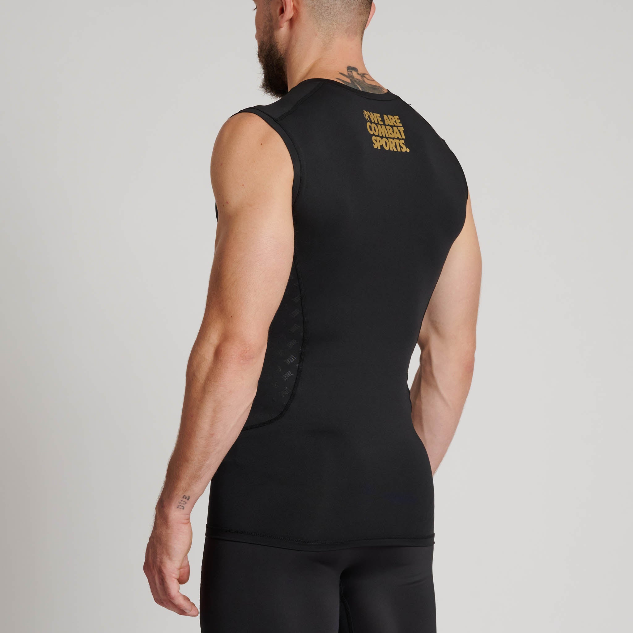 DNA sleeveless compression t - shirt