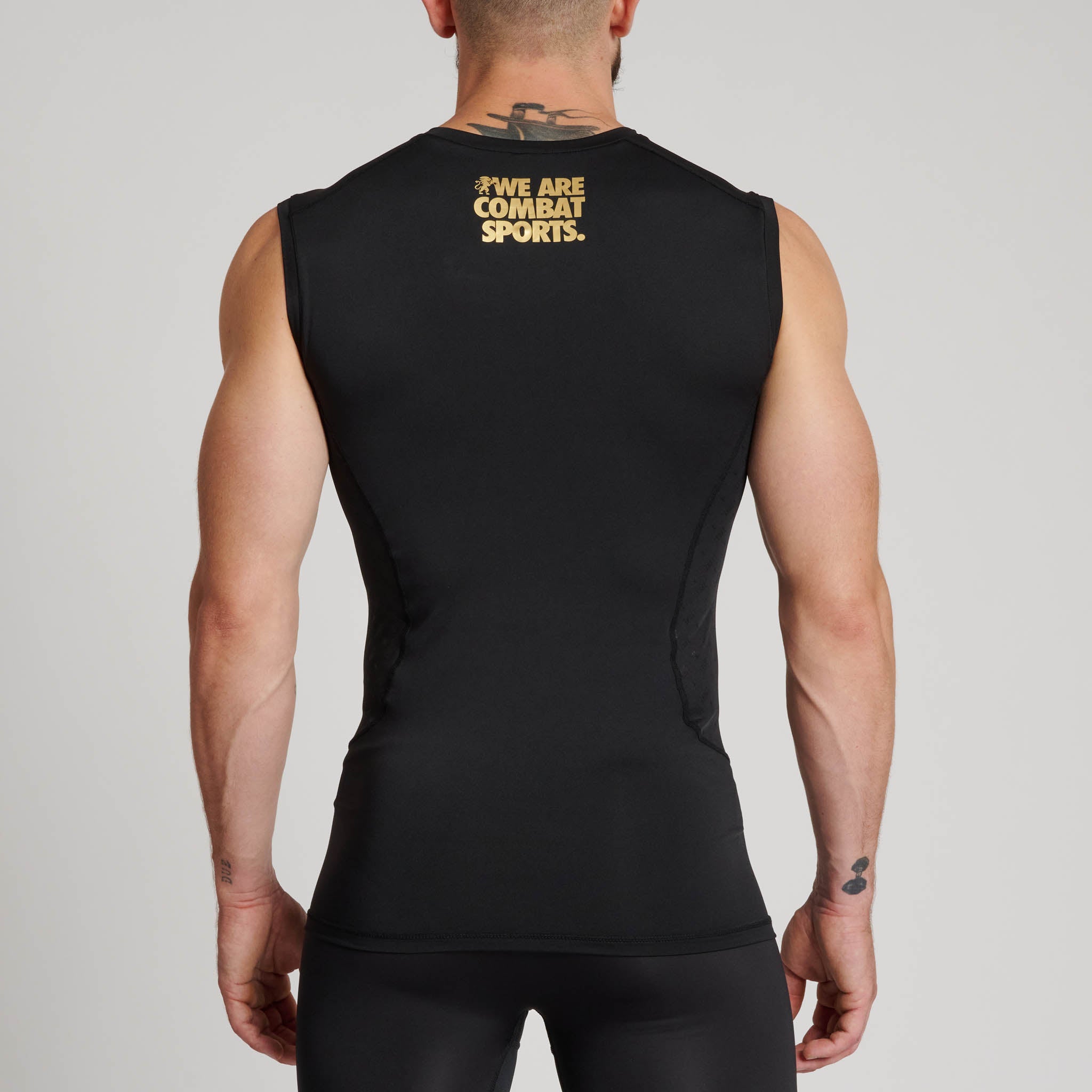 DNA sleeveless compression t - shirt