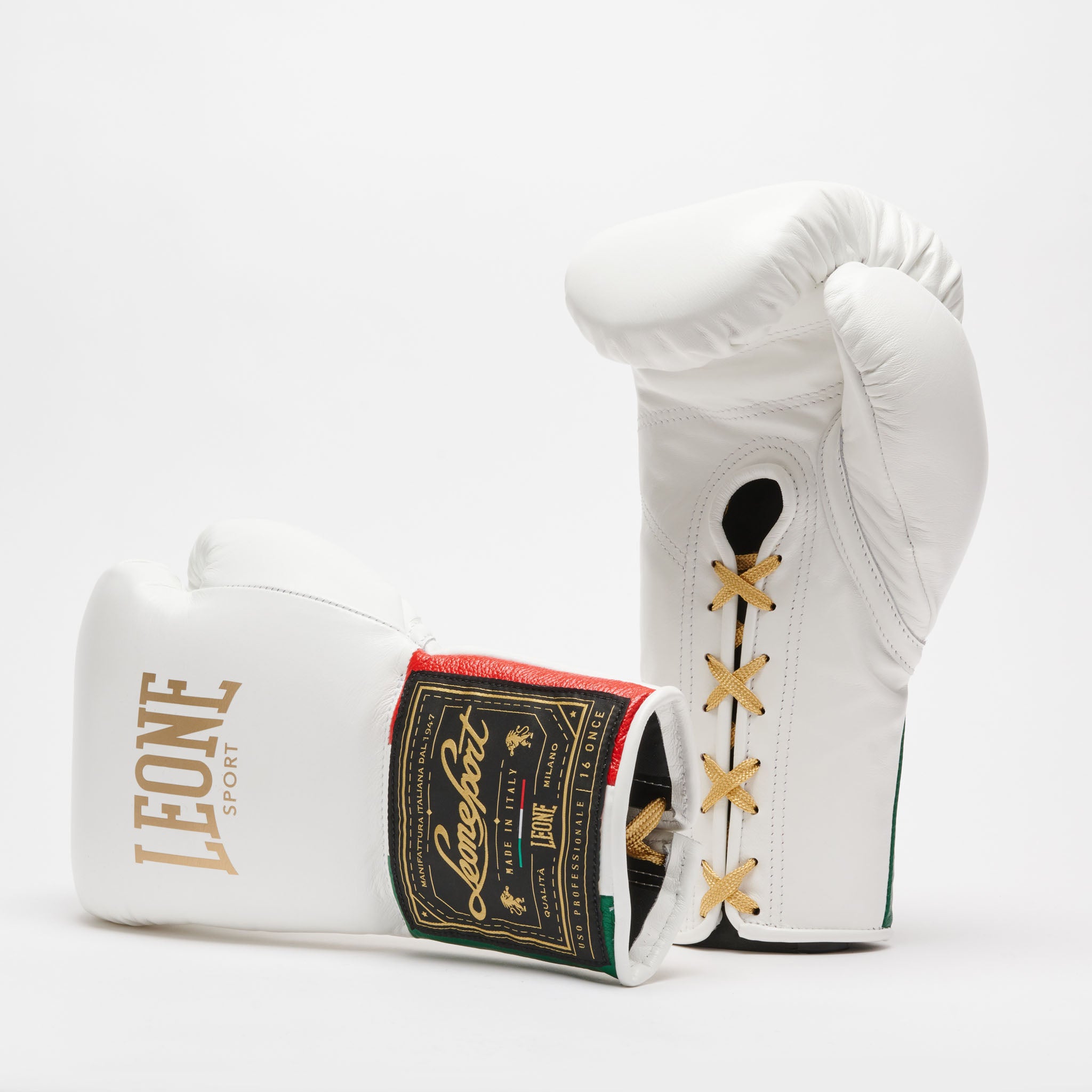 ORLANDO CLASSICO BOXING GLOVES LACES GNO03L white | Leone 1947