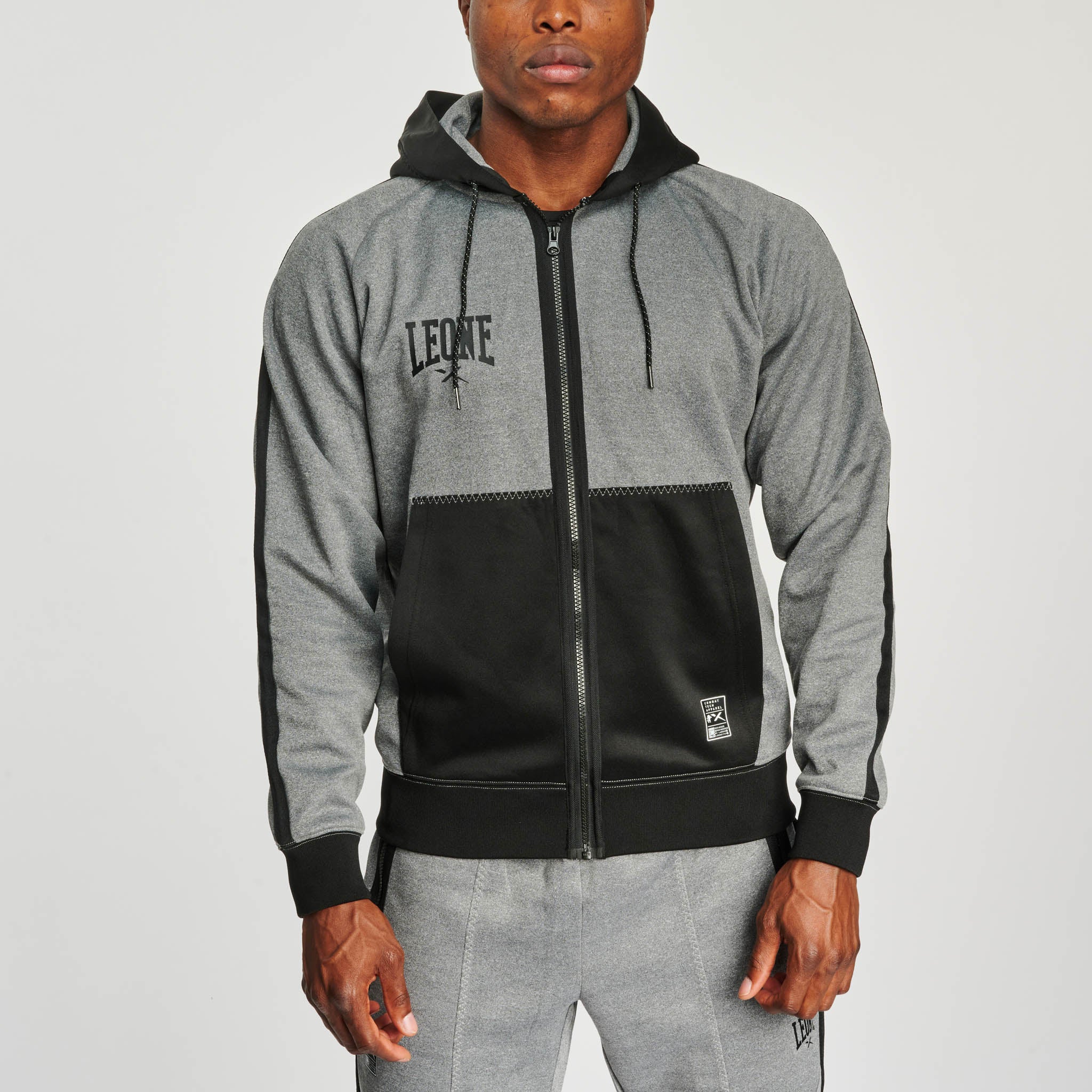 HOODED SWEATSHIRT MELANGE