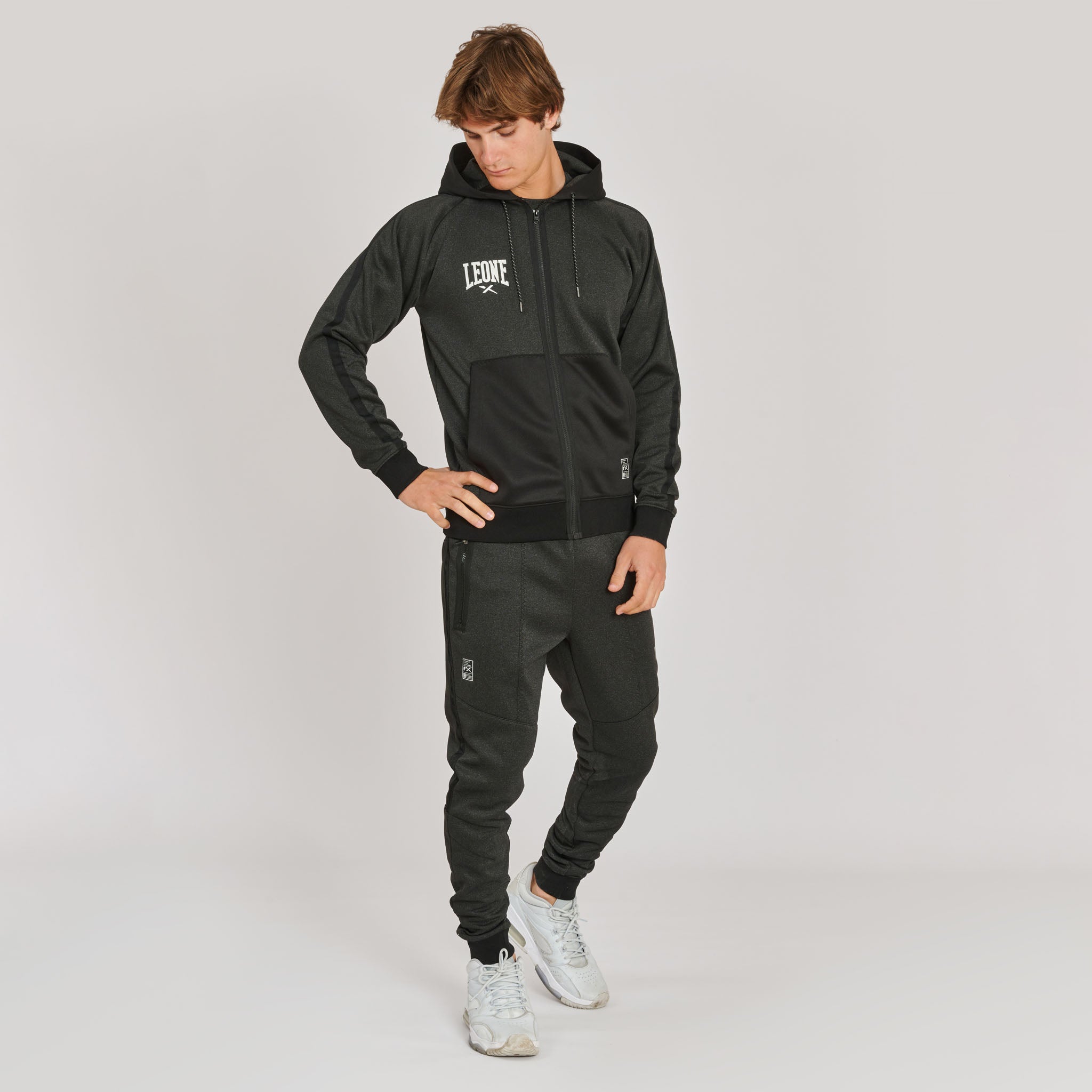 HOODED SWEATSHIRT MELANGE
